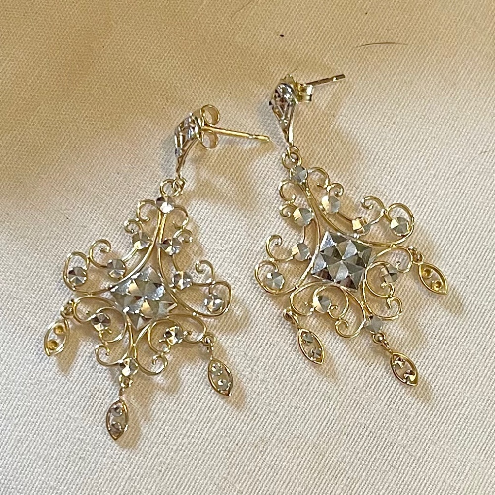 14 karat gold earrings